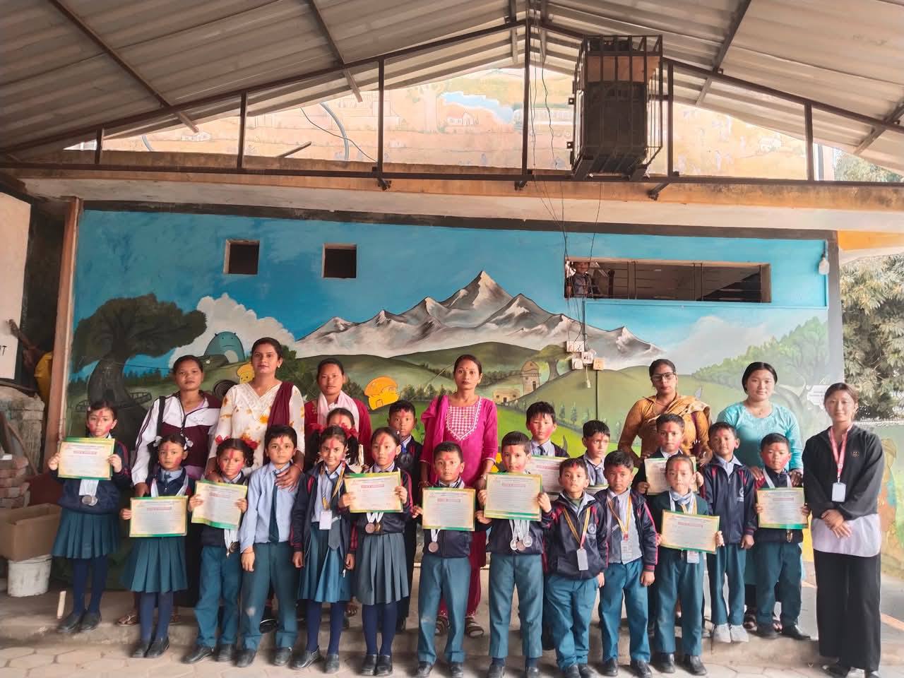 Aarungkhola English Secondary School, Nawalpur Certificate Distribution 