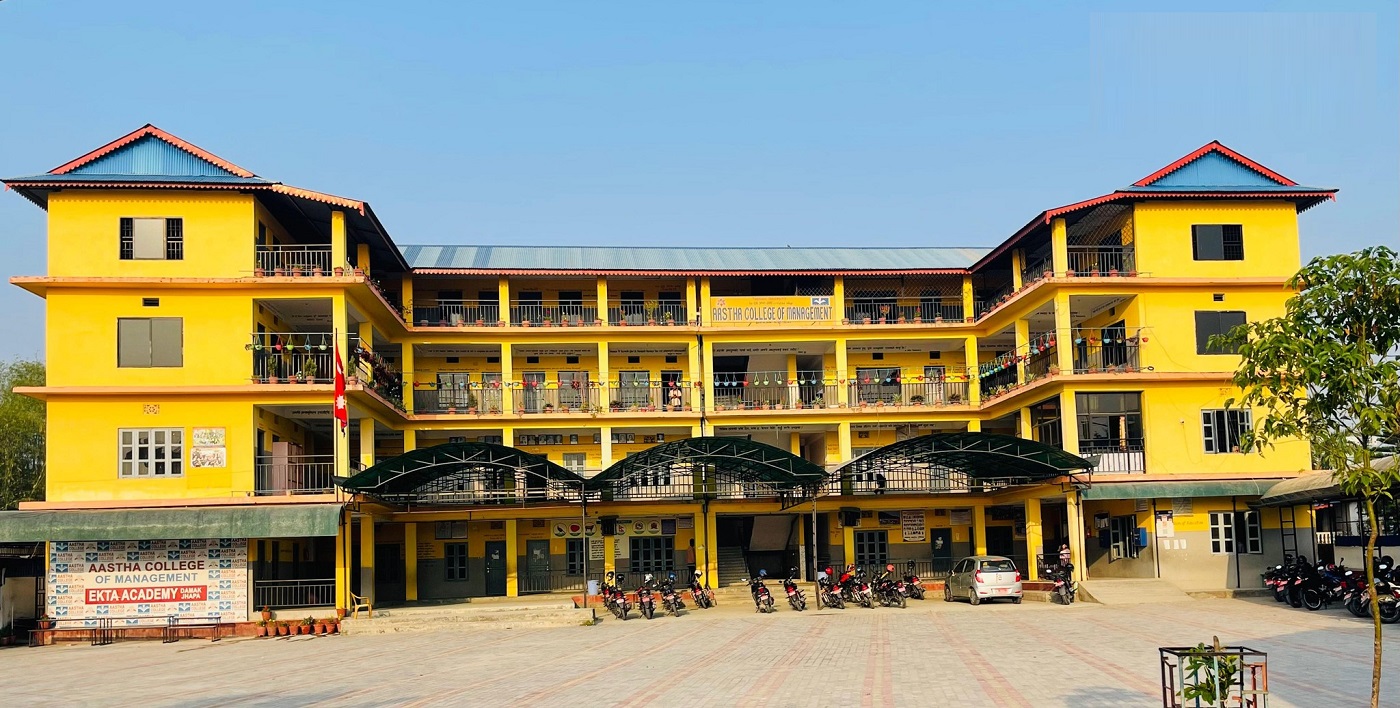 Aastha College, Damak, Jhapa, Building 