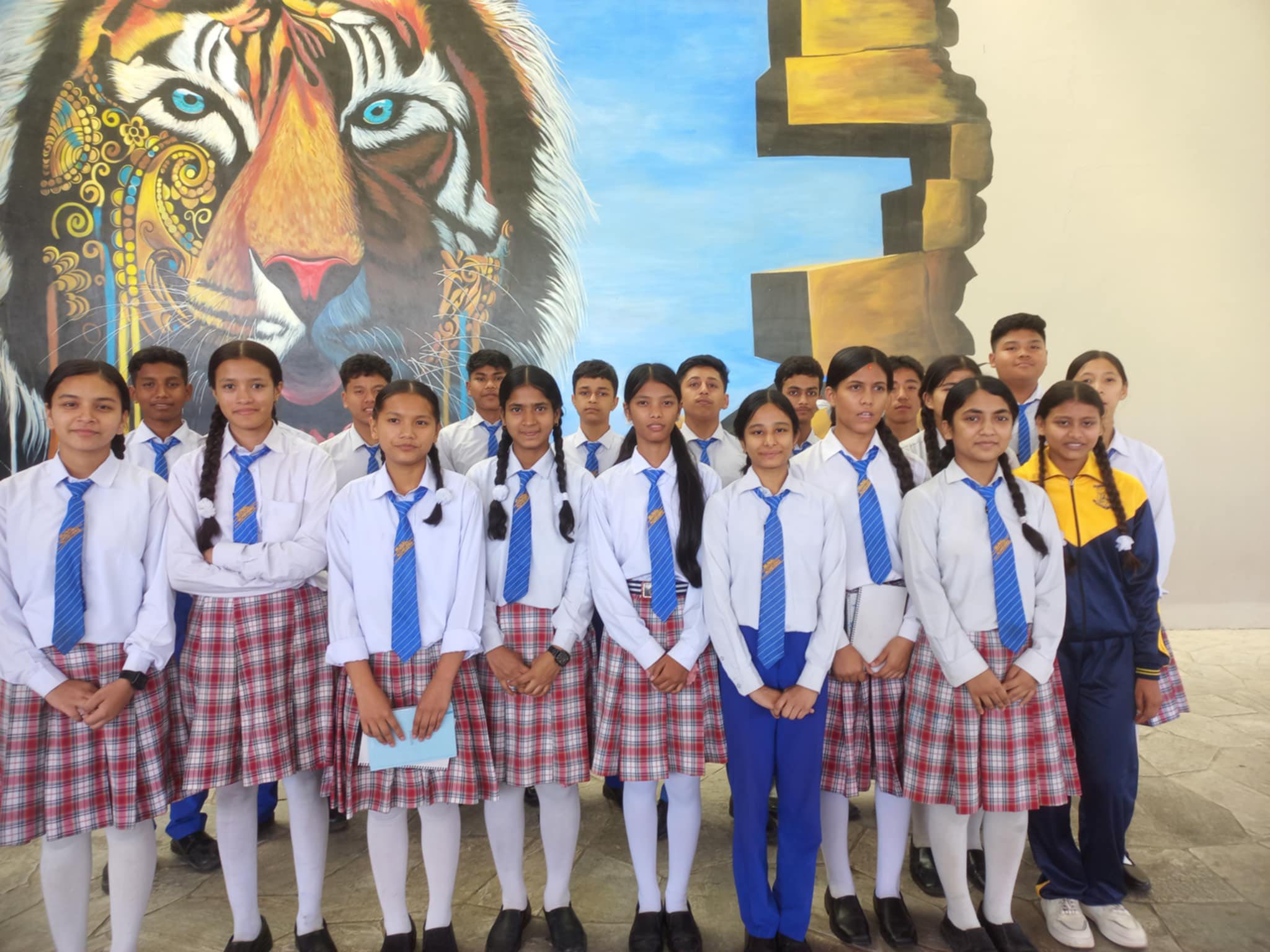 Achievers Academy Butwal Students 