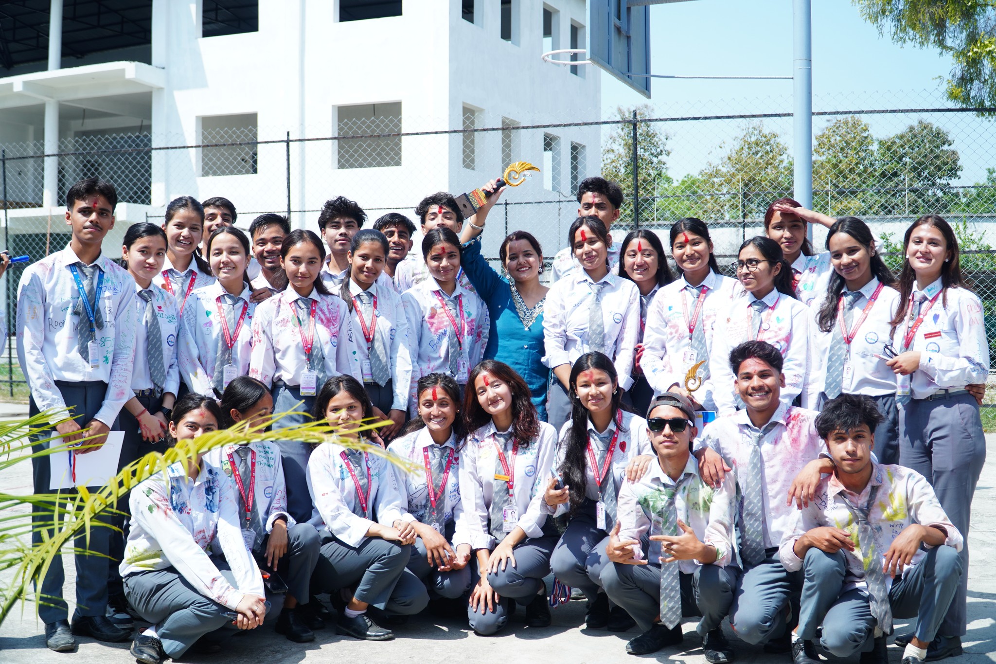 Adarsha Vidya Niketan Secondary School, Mahendranagar Students 