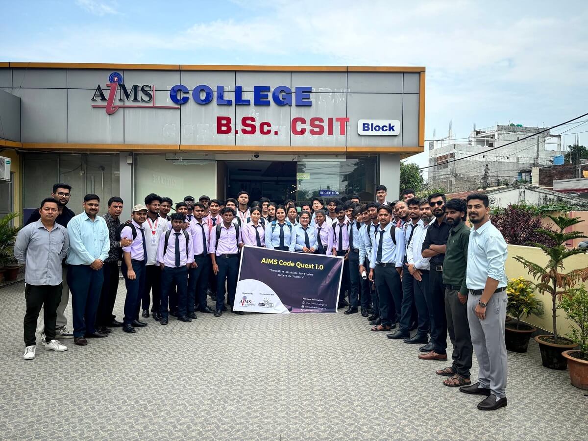 AIMS College Biratnagar BSc CSIT Building 