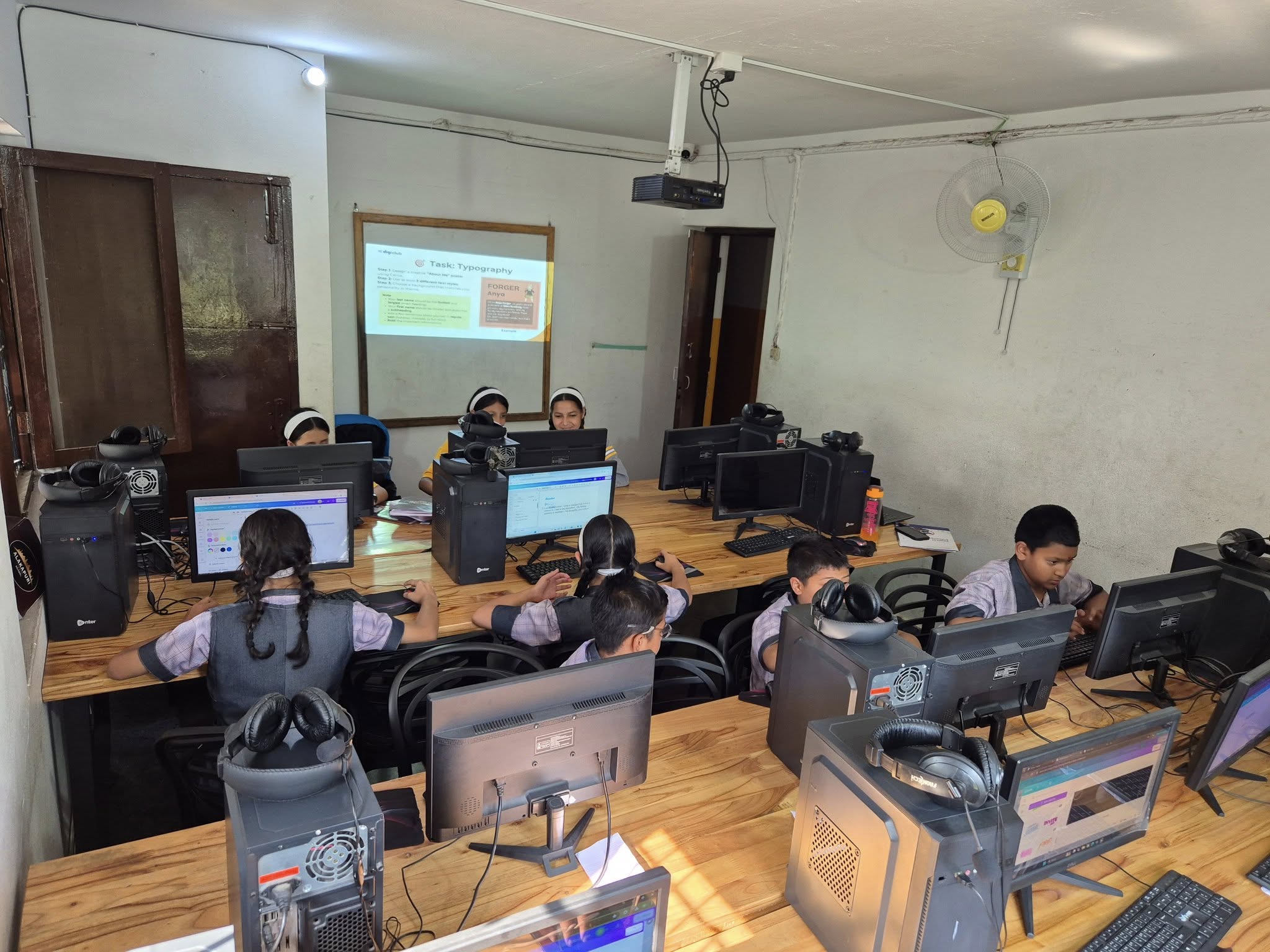 Alkapuri Secondary School, Kathmandu Computer Lab