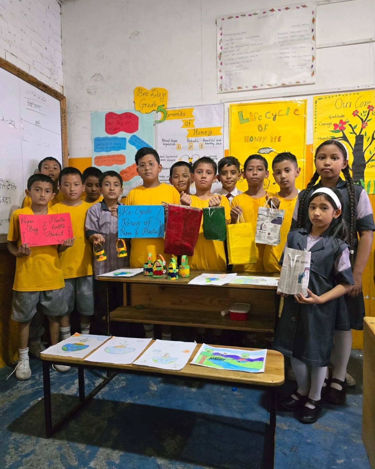 Alkapuri Secondary School, Kathmandu Project Work