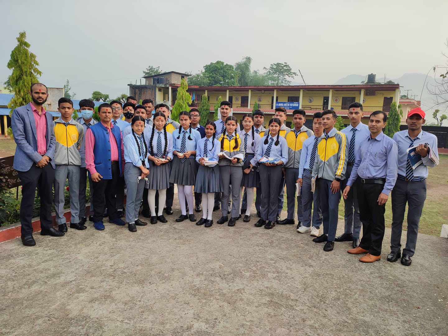 Ananda Niketan Vidhyashram, Palpa Students 