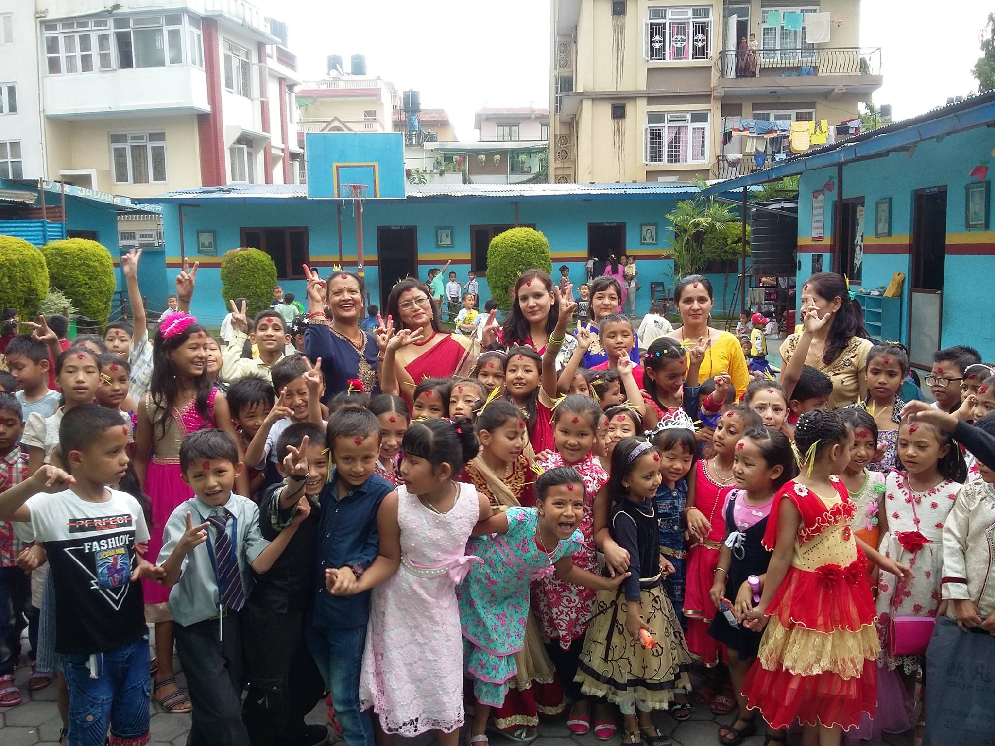 Anupam Vidhya Sadan Secondary School, Kathmandu Primary Level Students 
