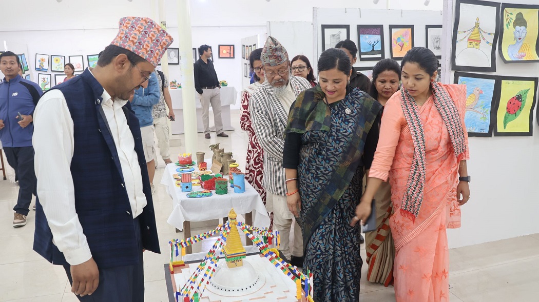 Art Exhibition Inspires Over 1,300 Students in Kathmandu