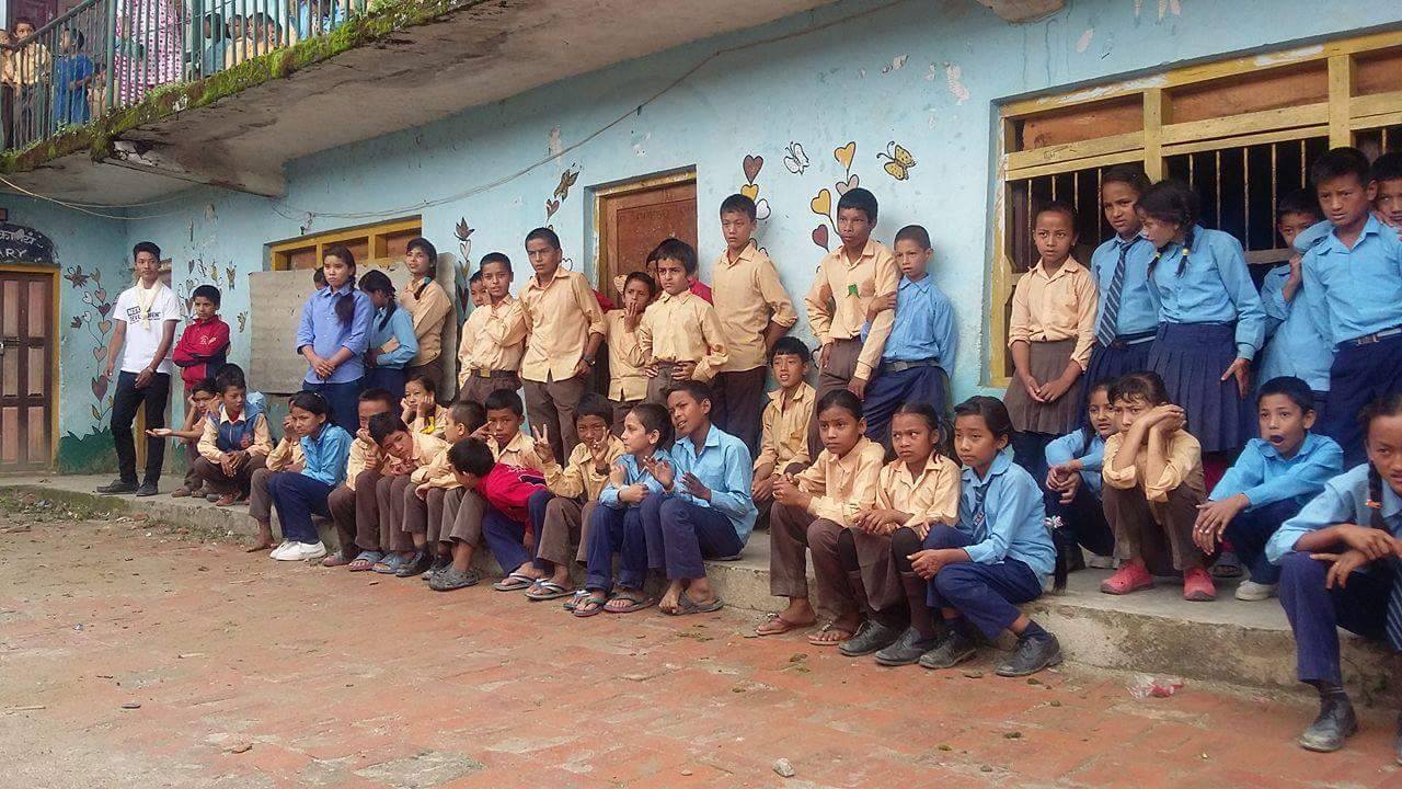 Baudeshwor Secondary School, Kathmandu Students 