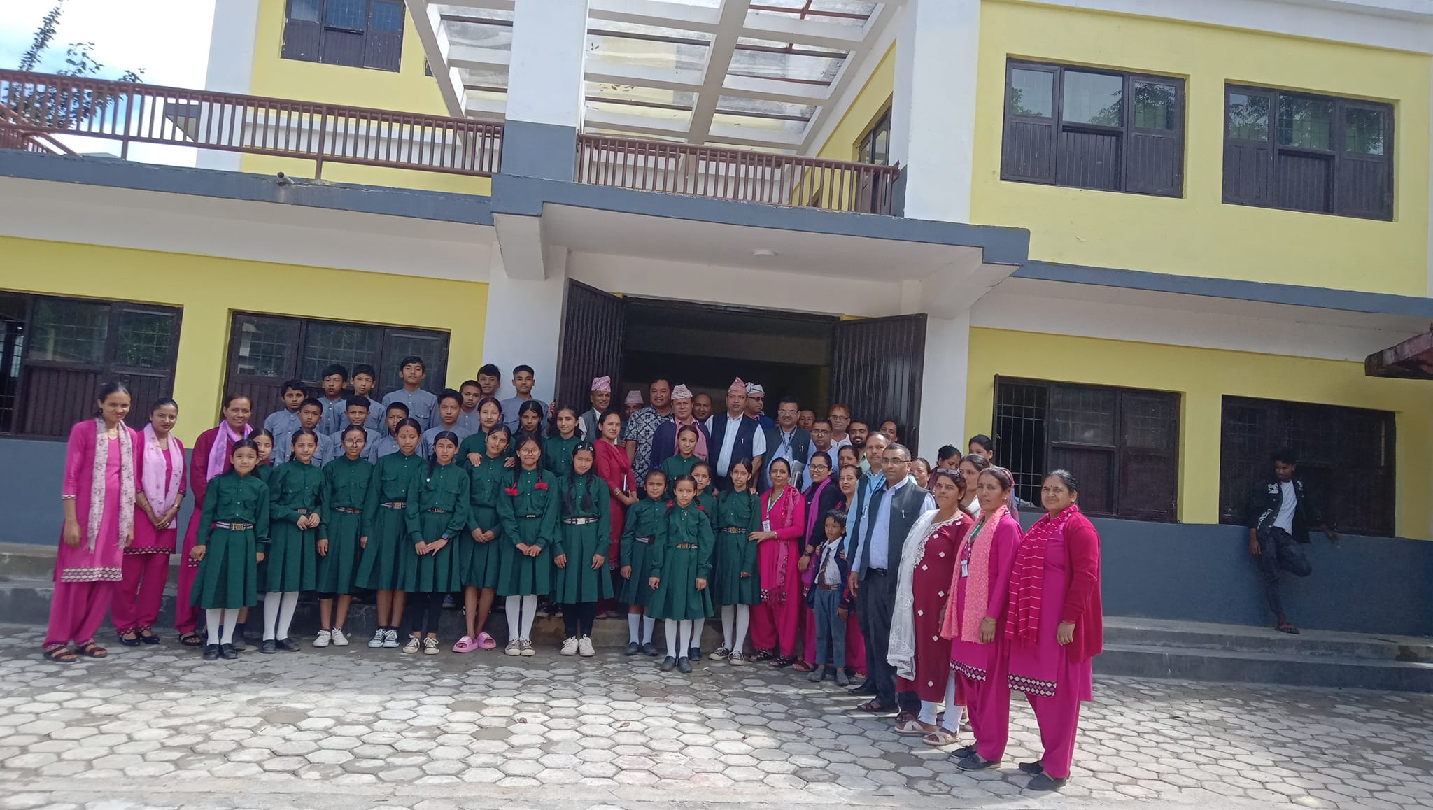 Bhawani Secondary School, Palpa Students 