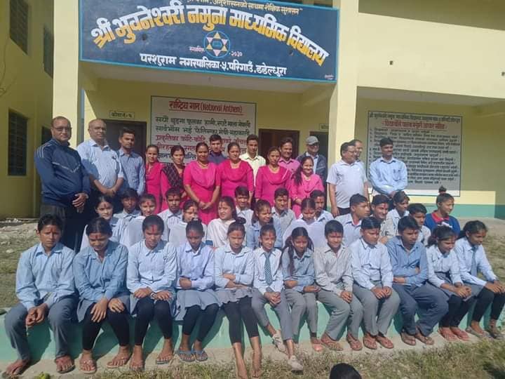 Bhuwaneshwori Secondary School, Dadedhura Students 