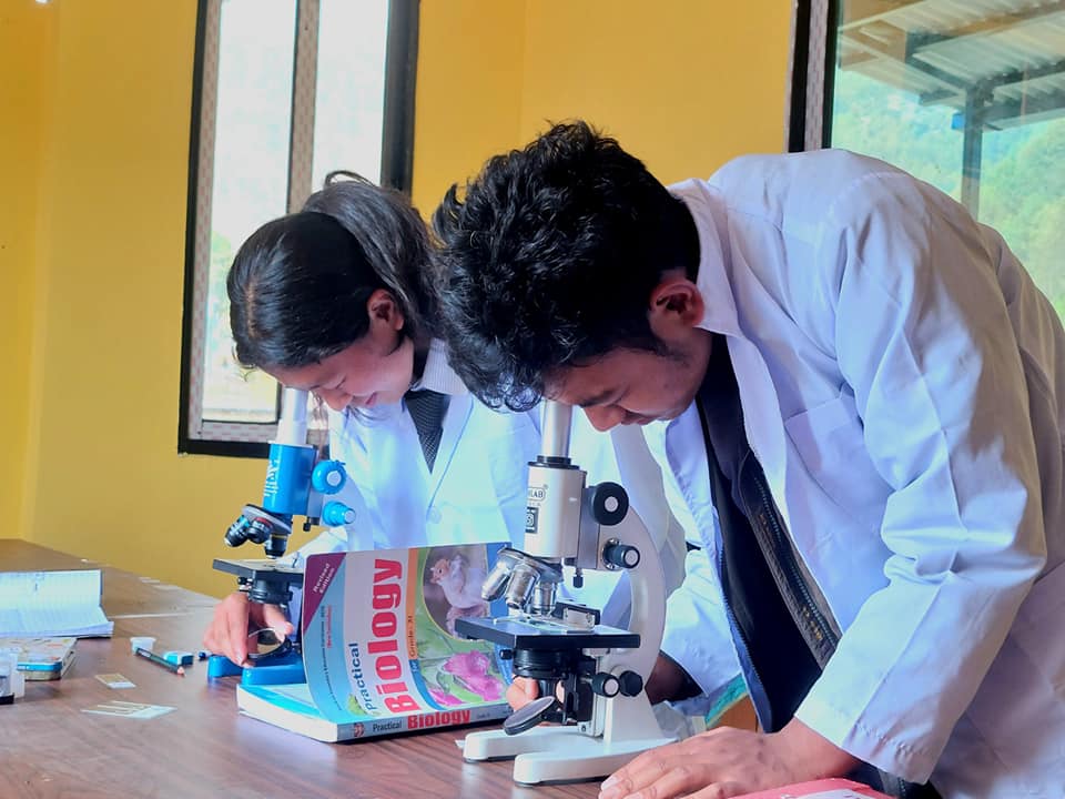 Cardinal International Boarding School, Kathmandu Science Practical 
