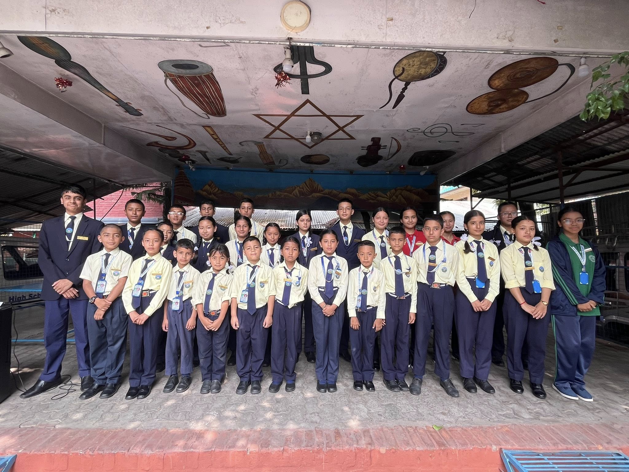 Children's Model High School, Kathmandu Students 