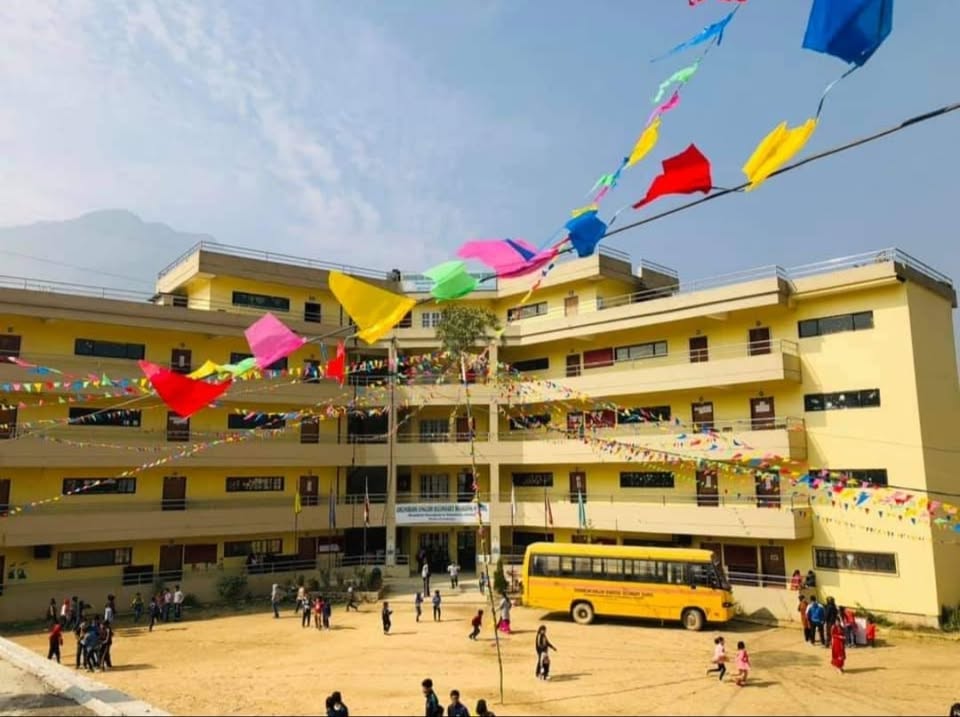 Dhunibeshi English Boarding Secondary School, Dhading Building 