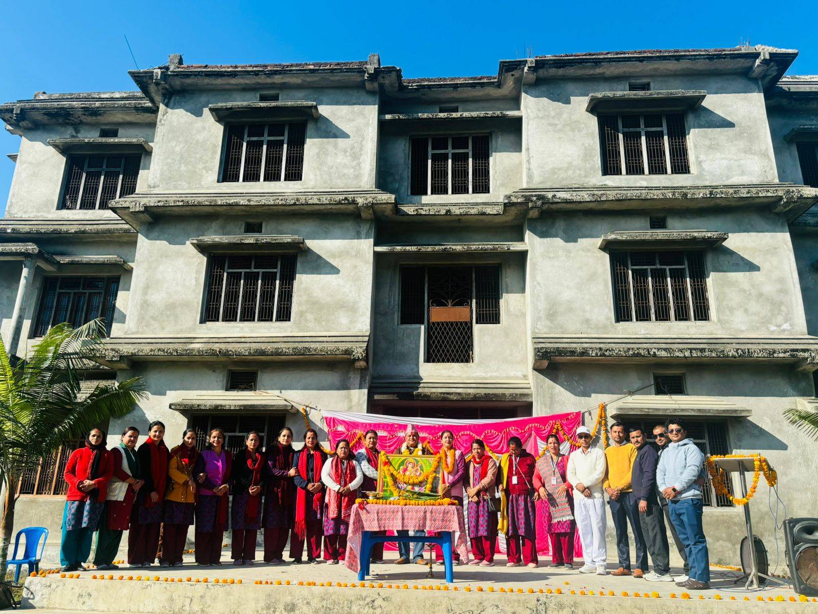 Diamond Public Secondary School, Kanchapur Sarswoti Puja Program 