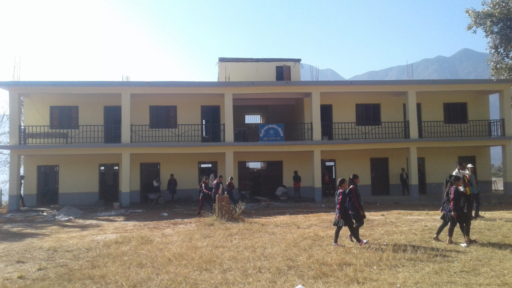 Durga Bhawan Secondary School, Bhurtung, Gulmi, Building 