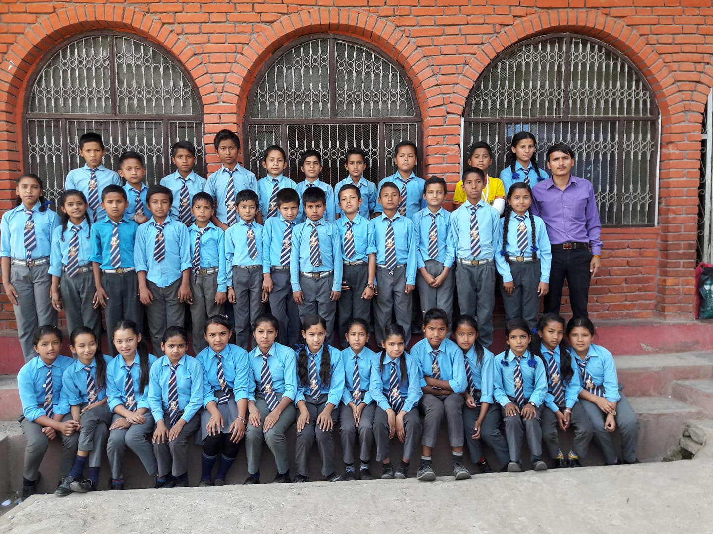 Elite English Secondary School, Surkhet Students 