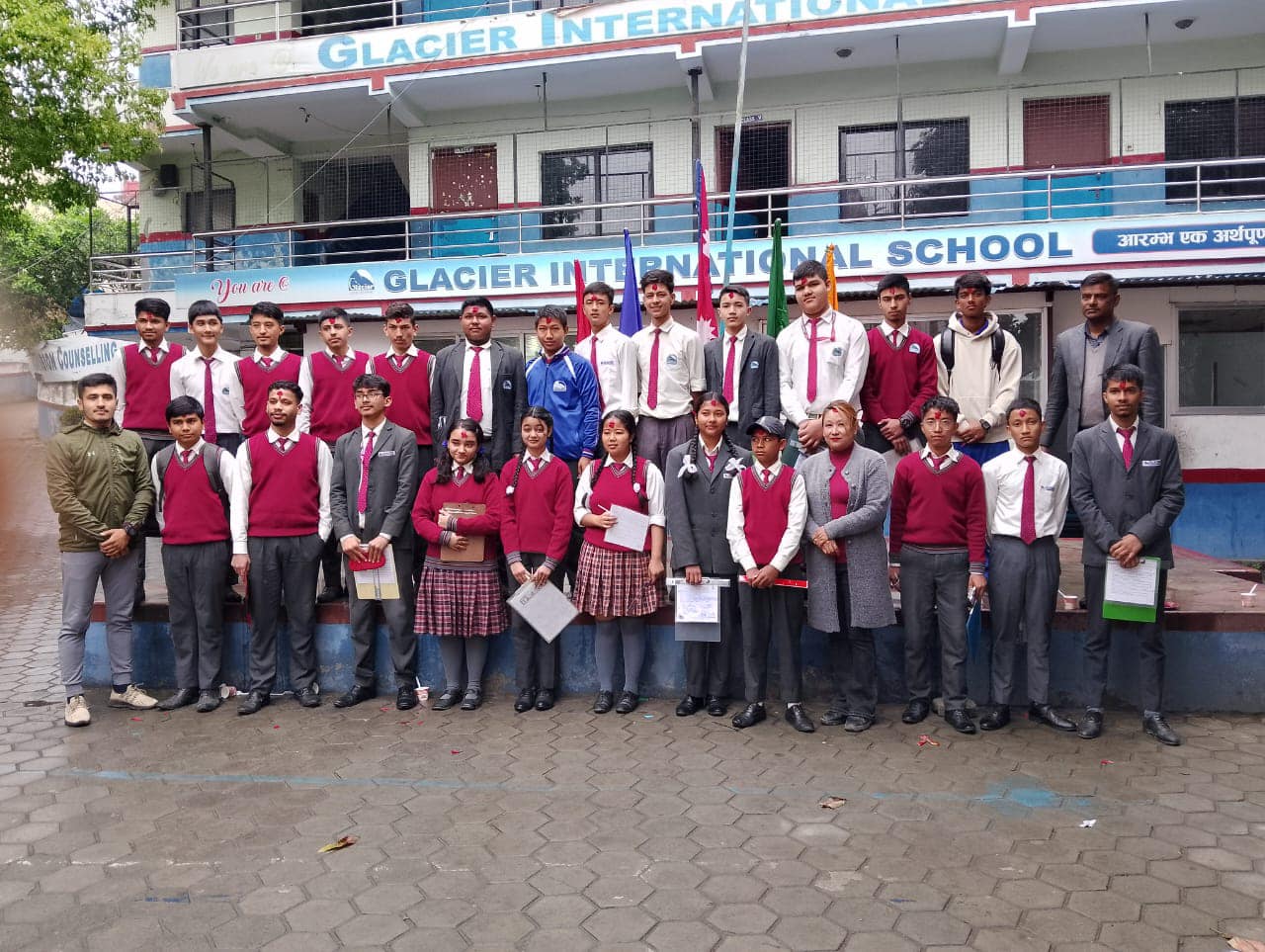 Glacier International Secondary School, Kathmandu Students 