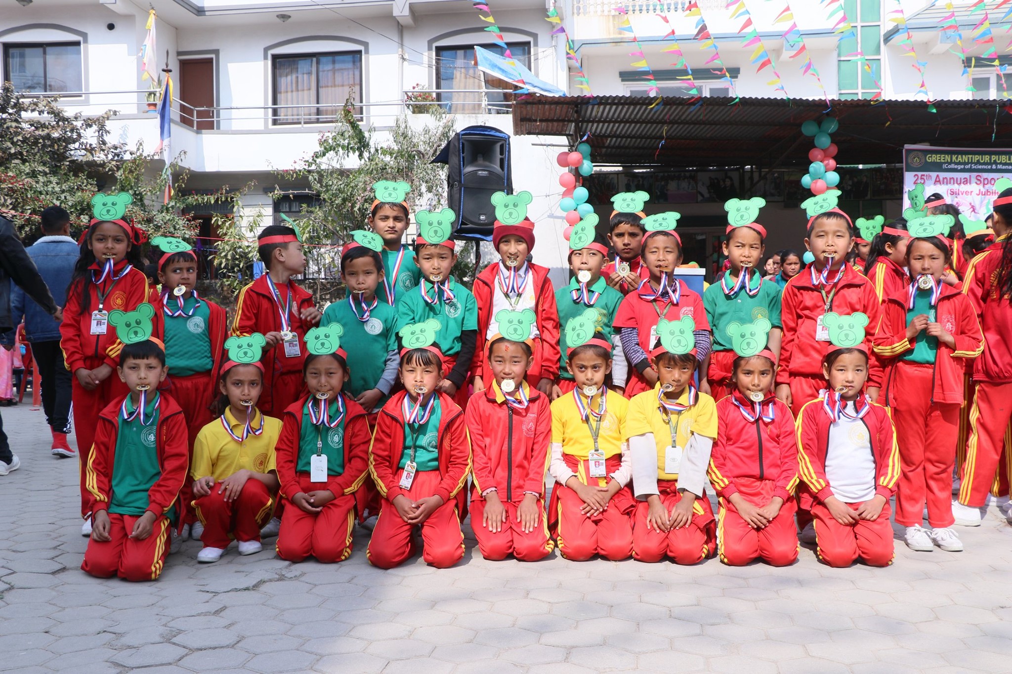 Green Kantipur Public Secondary School, Kathmandu Students 