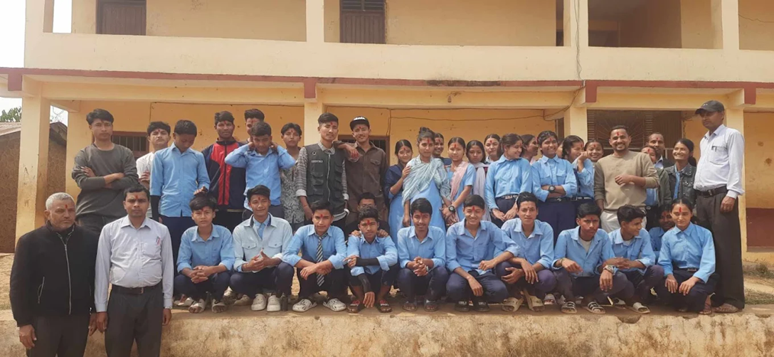 Jagannath Secondary School, Surkhet Students 