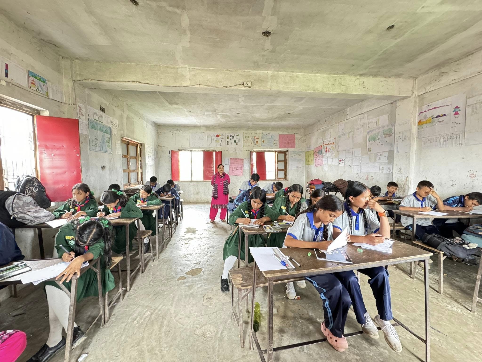 Janakalyan Secondary School, Dudhras, Dang Classroom 