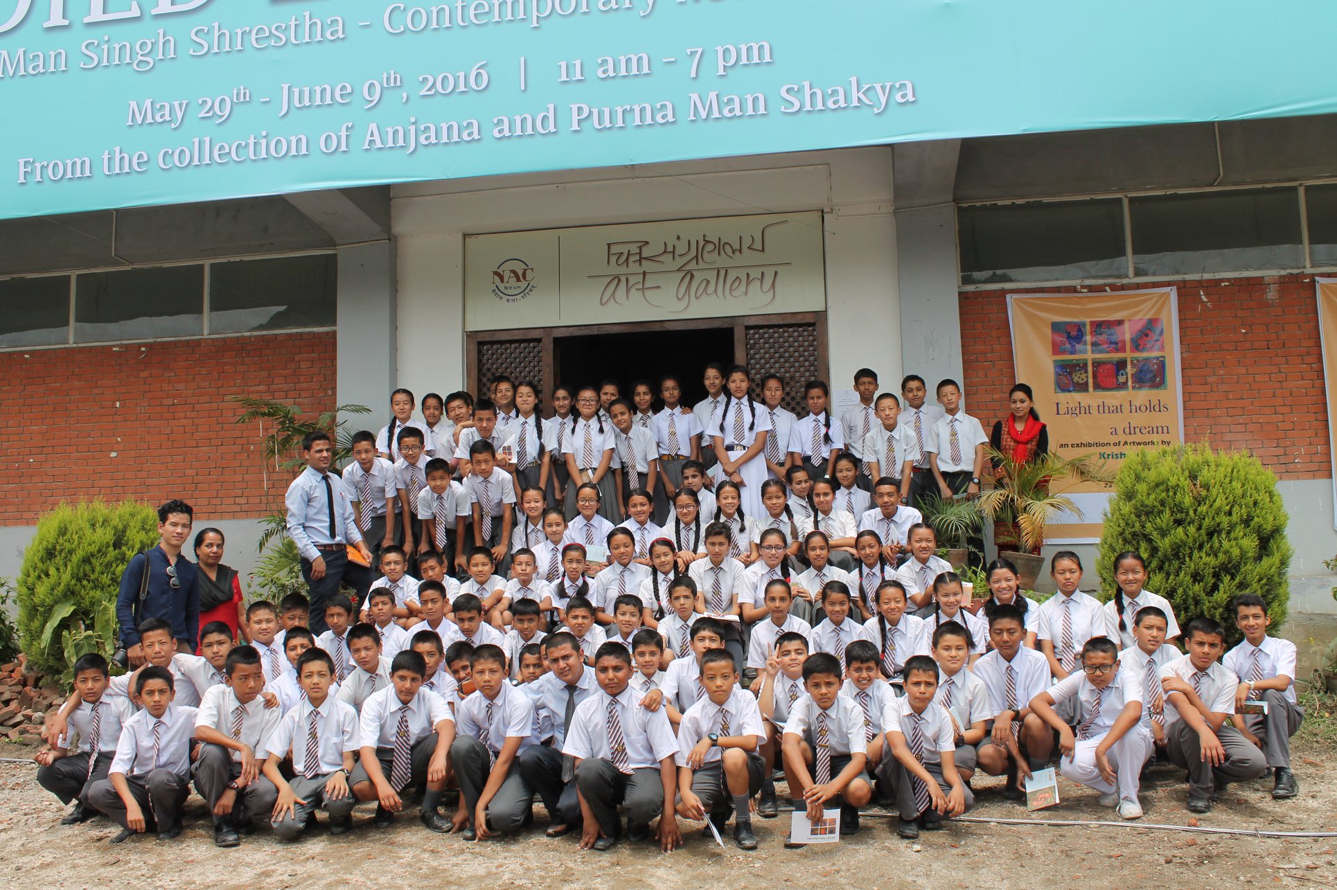 Kantipur English High School, Kathmandu Students 