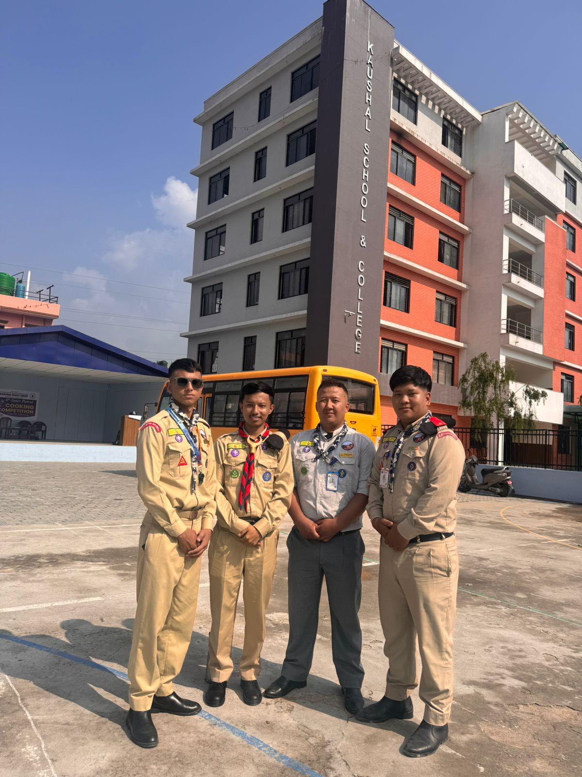 Kaushal English Boarding School, Kathmandu Scout 