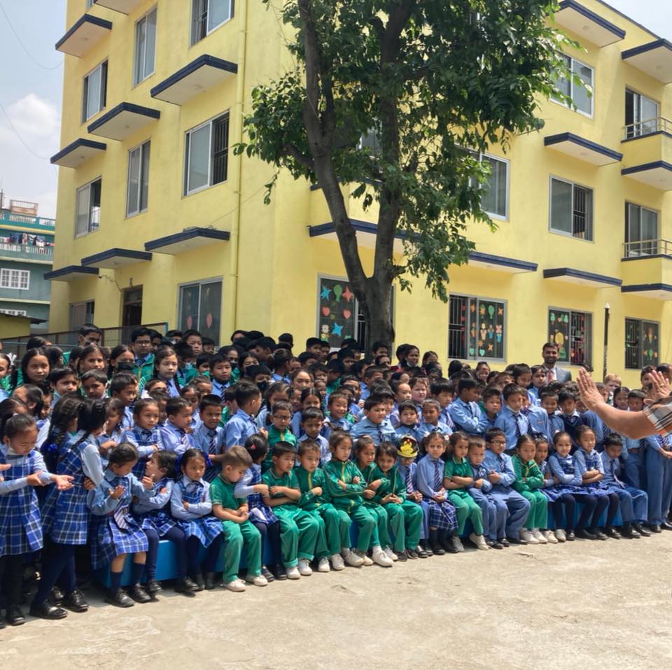 Larke Aabasiya Vidhyalaya, Kathmandu Students 