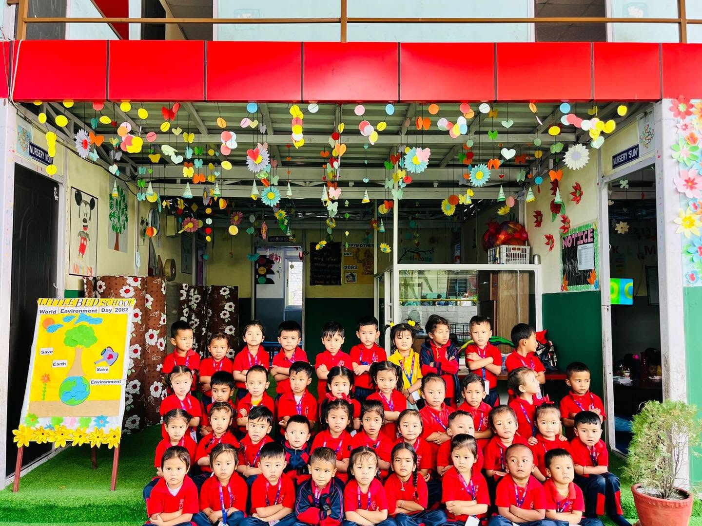 Little Bud English Medium Secondary School, Kathmandu Students 