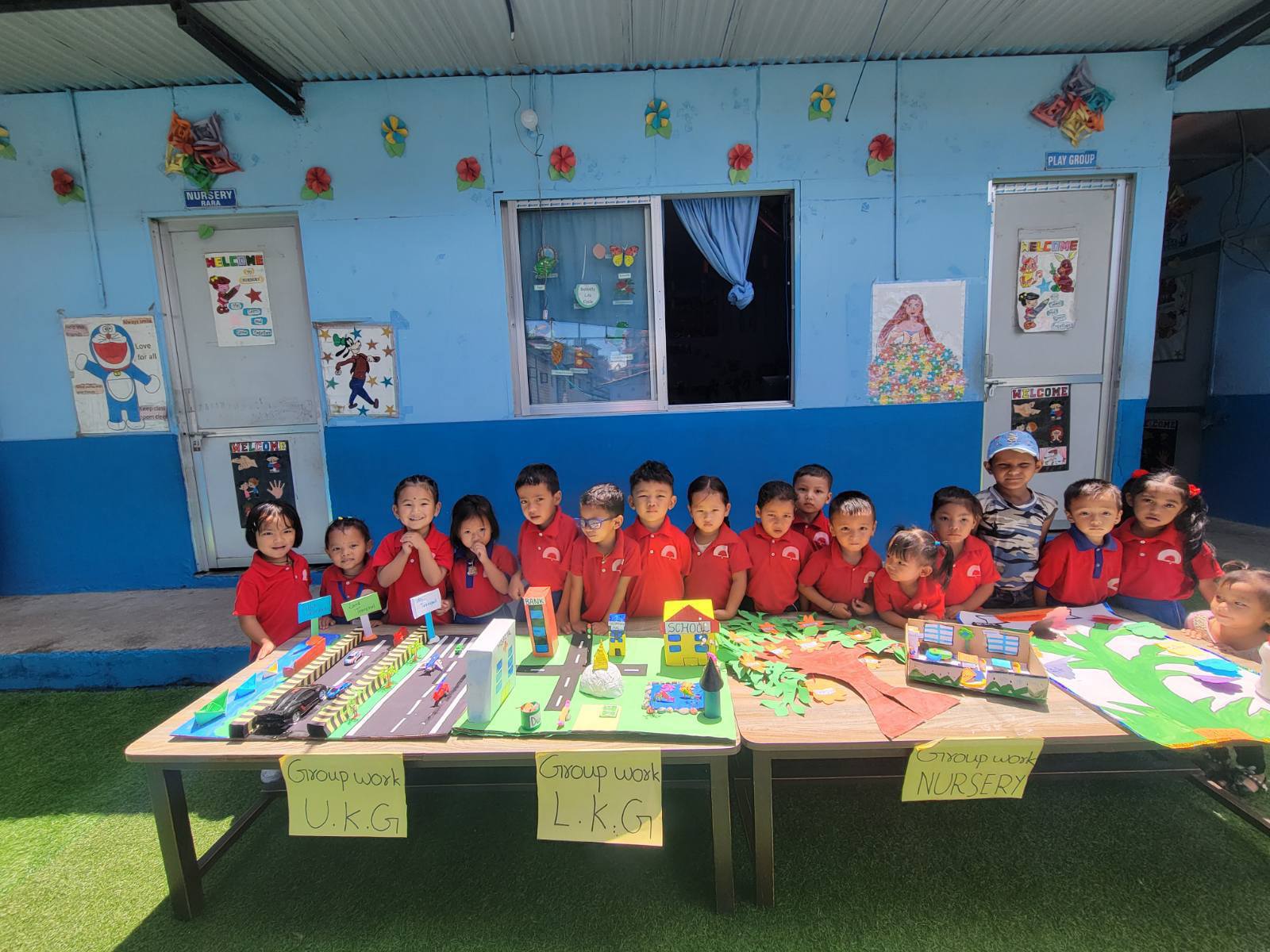 Lord's Light Academy, Kathmandu Kids Group Work 