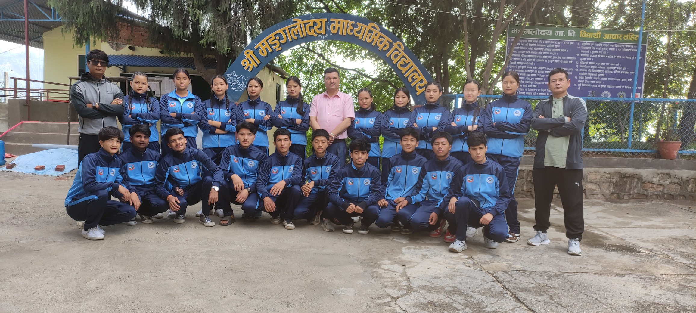 Mangalodaya Secondary School, Kathmandu Students 