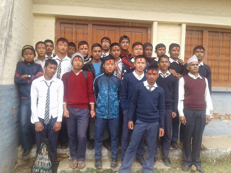 Min Secondary School, Tanahun Students 