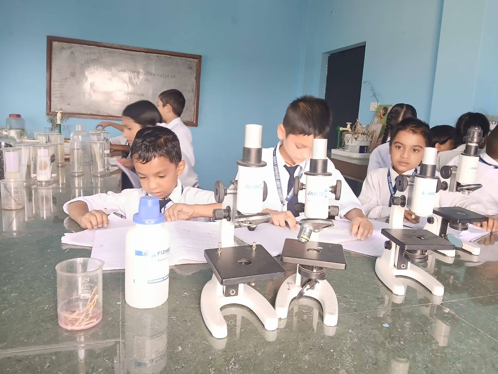 Morning Glory Secondary School, Mahendranagar Science Practical 
