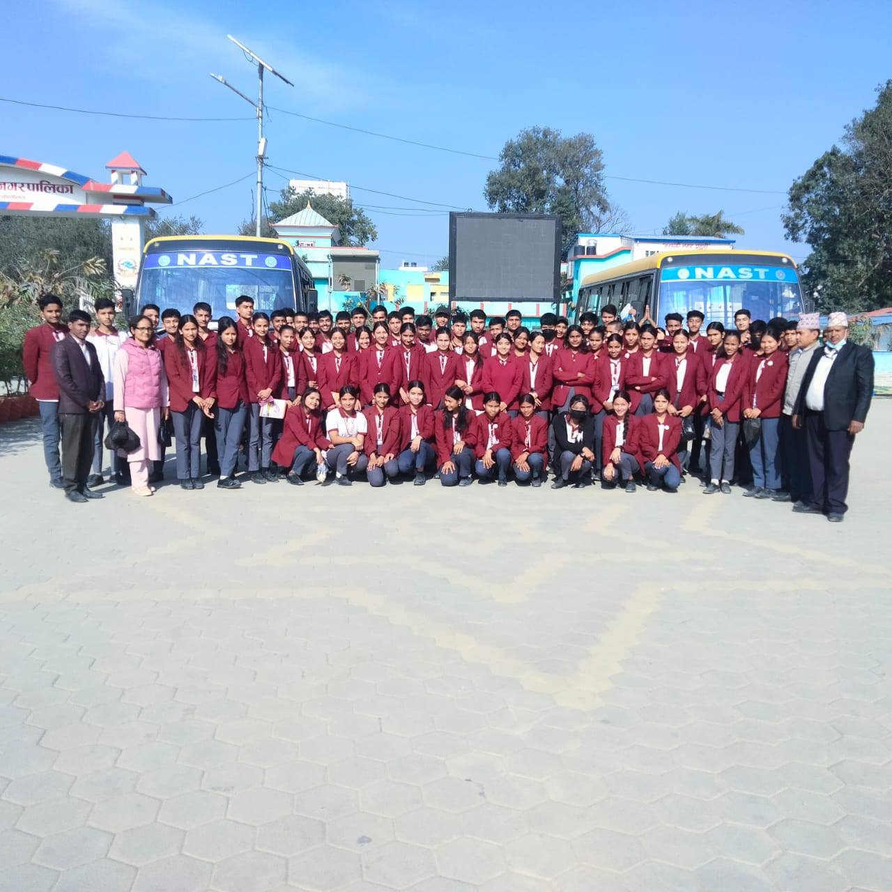 NAST Secondary School, Dhangadhi Students 