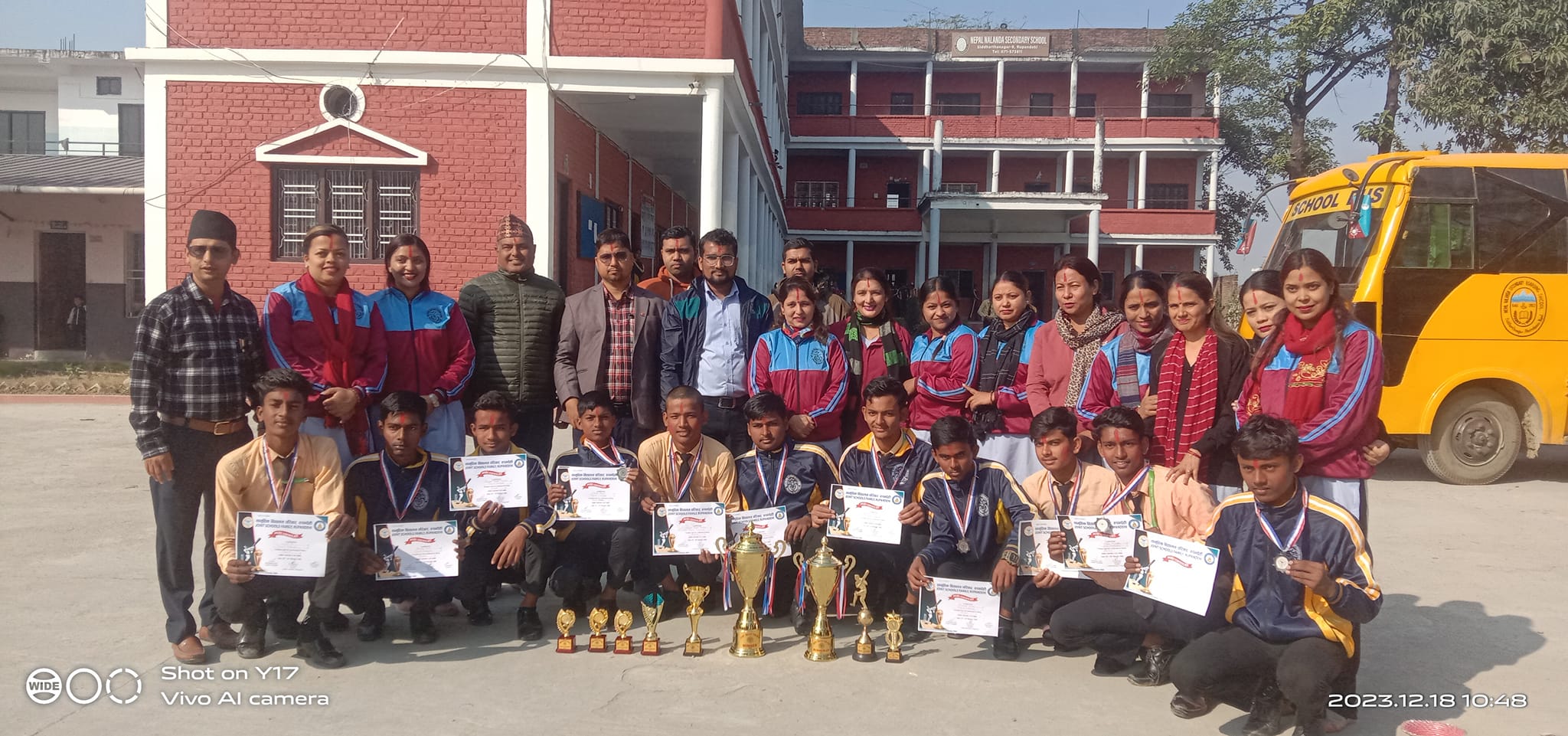 Nepal Nalanda Boarding Secondary School, Bhairahawa Sports Winner 
