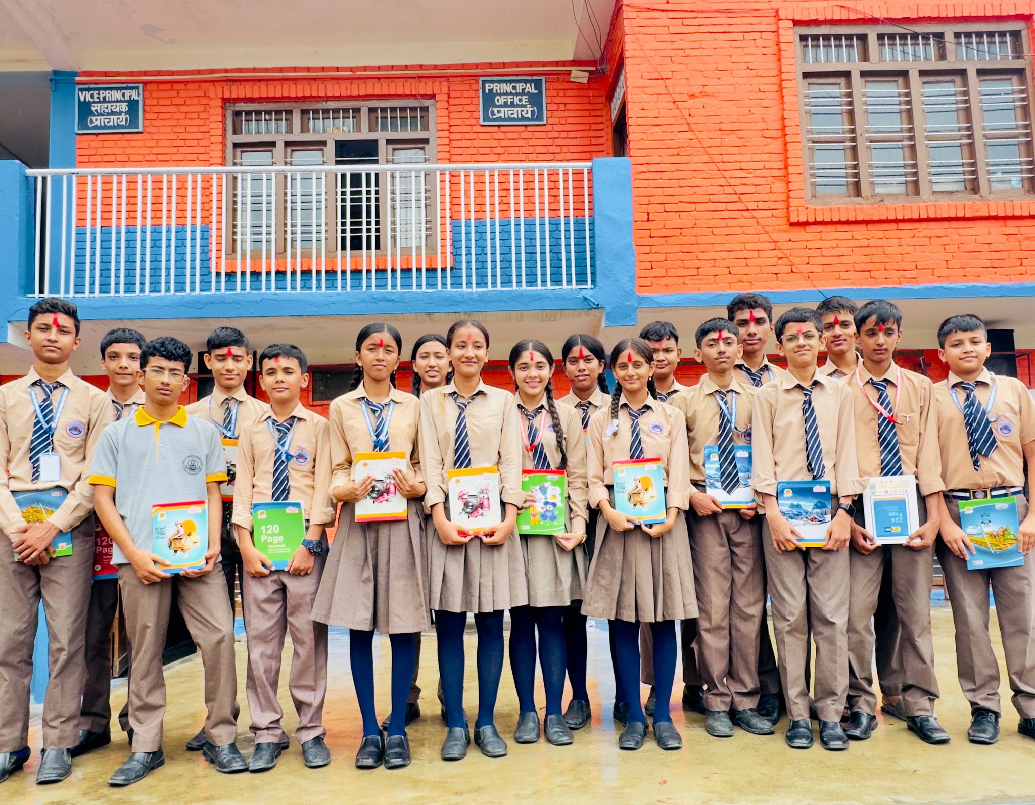 New Light Boarding Secondary School, Rupandehi Students 