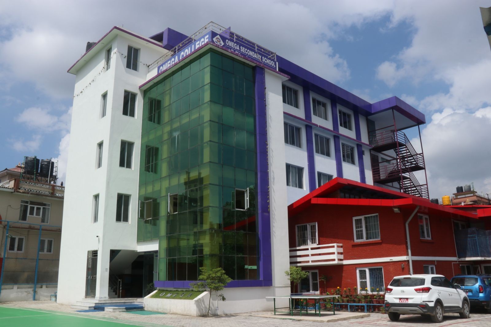 Omega International Secondary School, Lalitpur Building 