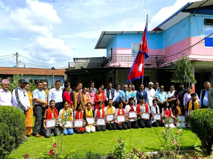 Pokhara-13 Ward Honours Top SEE 2081 Students