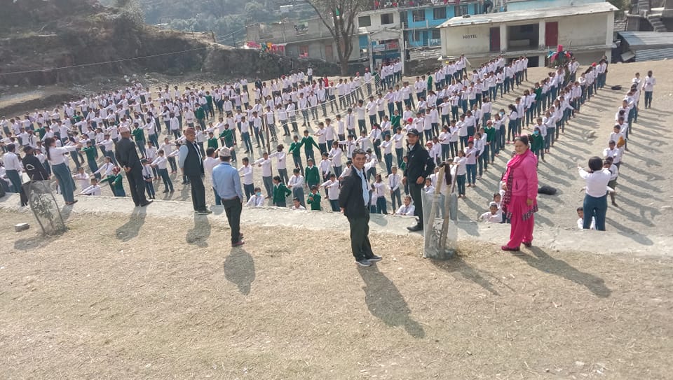 Saraswati Secondary School, Bajhang Building 