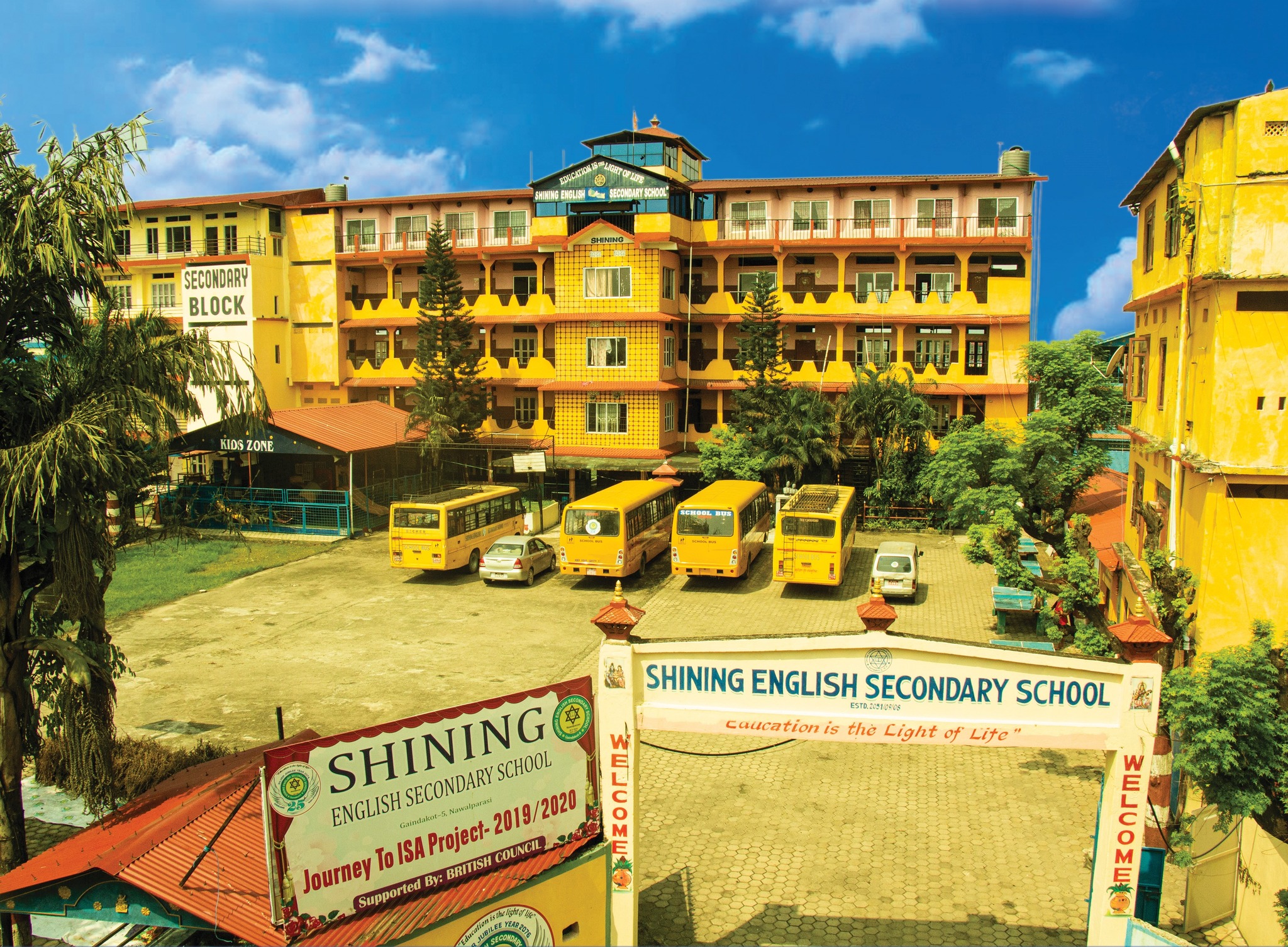 Shining English Boarding Secondary School, Nawalpur Building 