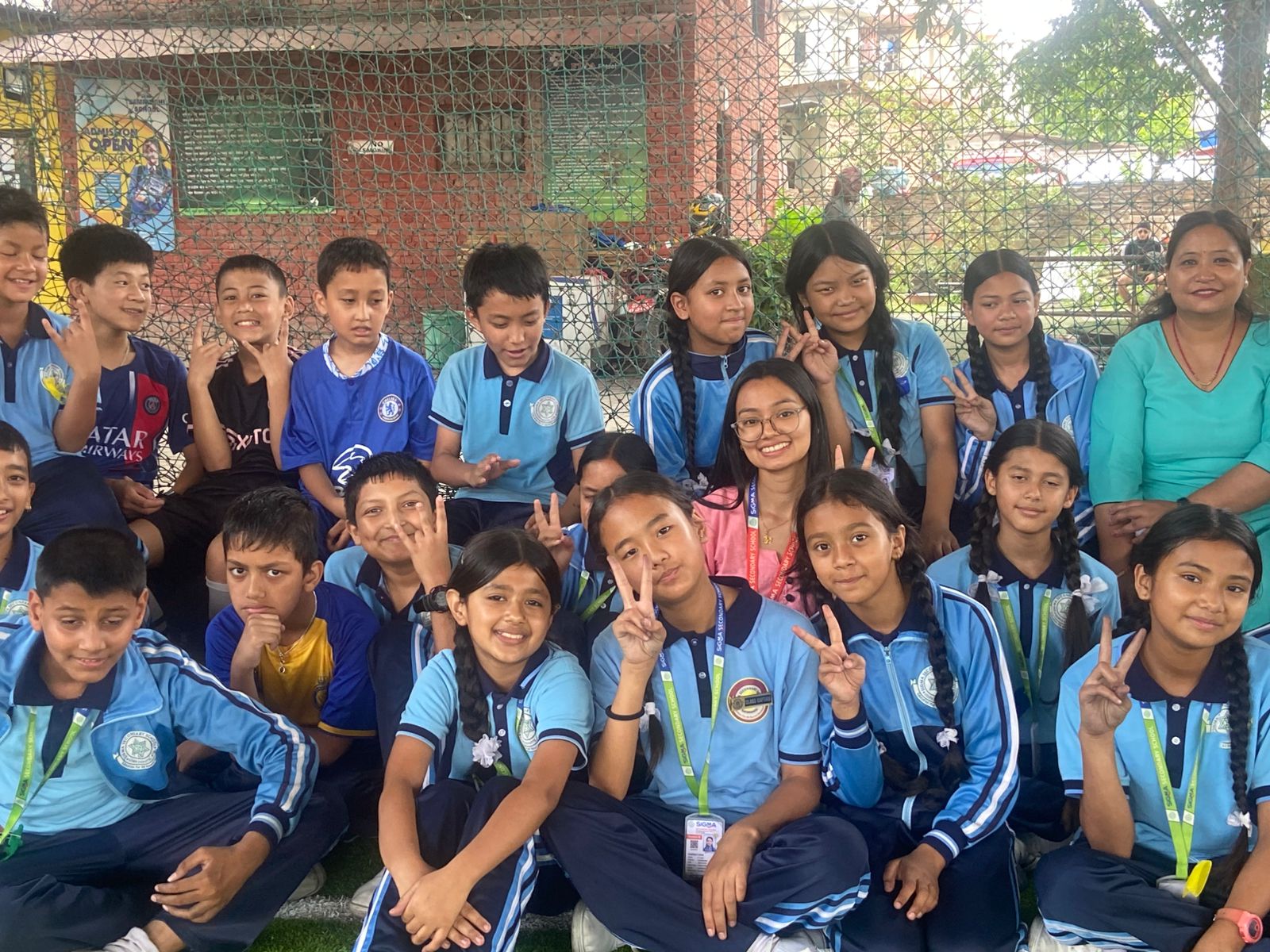 Sigma Secondary School, Kathmandu Students 