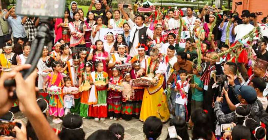 Tharu Community Celebrates Gurahi Festival in Kathmandu 