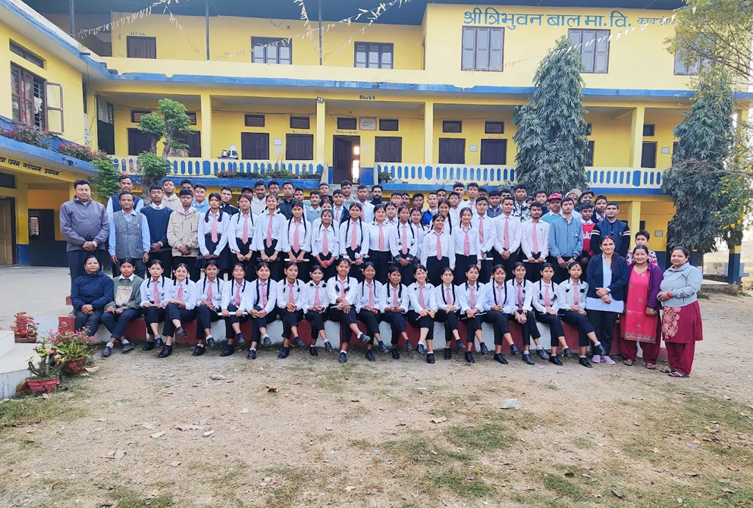 Tribhuwan Bal Secondary School Students 