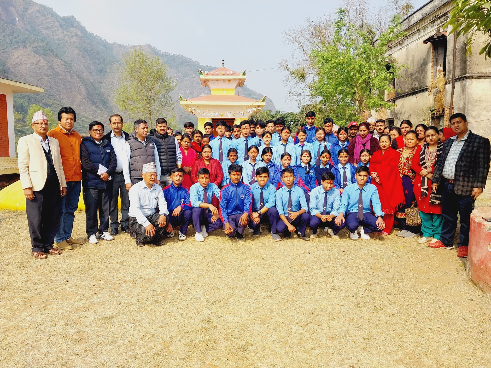 Tribhuwan Secondary School, Palpa Students 