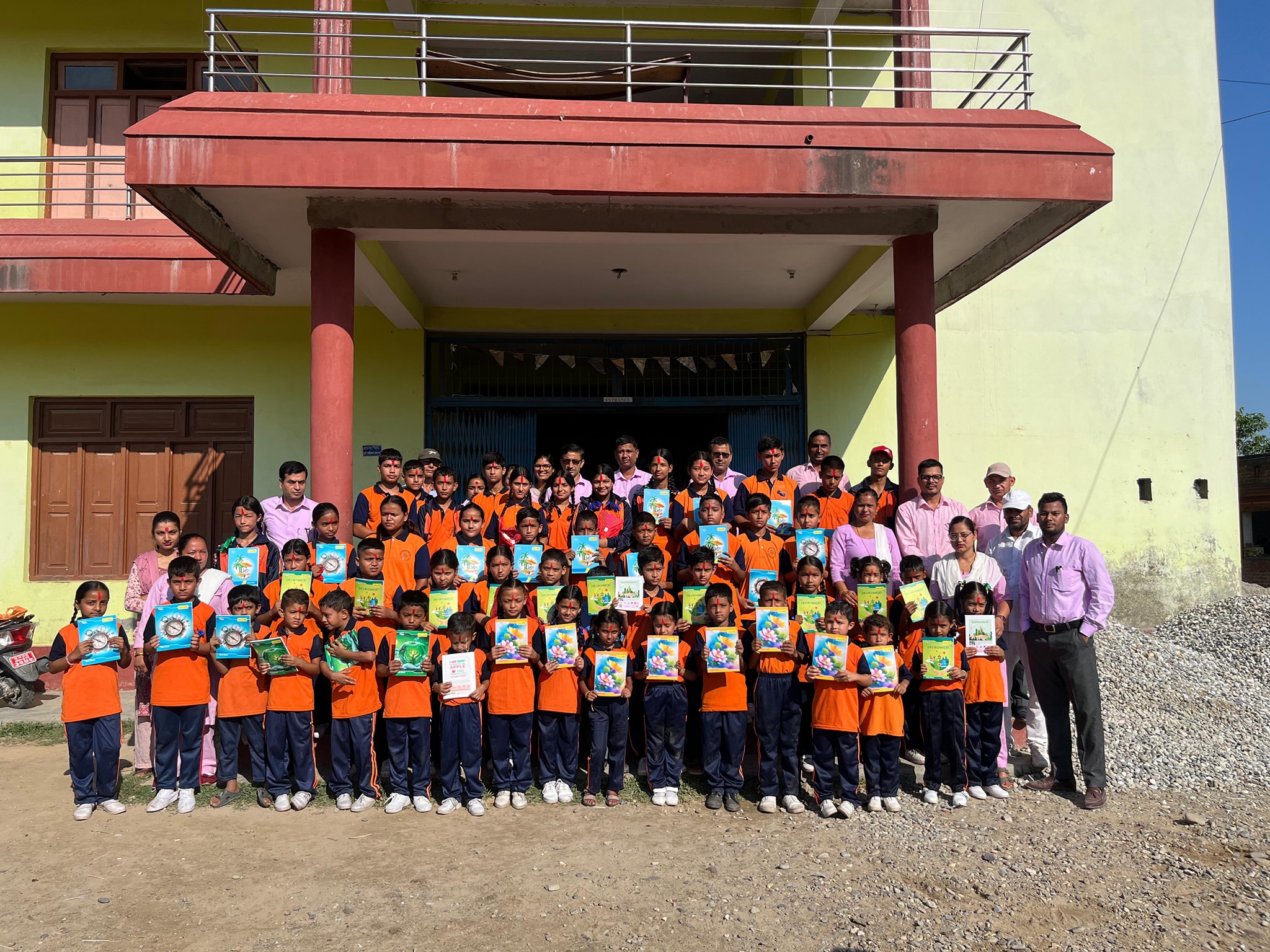West Point English Boarding Secondary School, Kanchanpur Students 