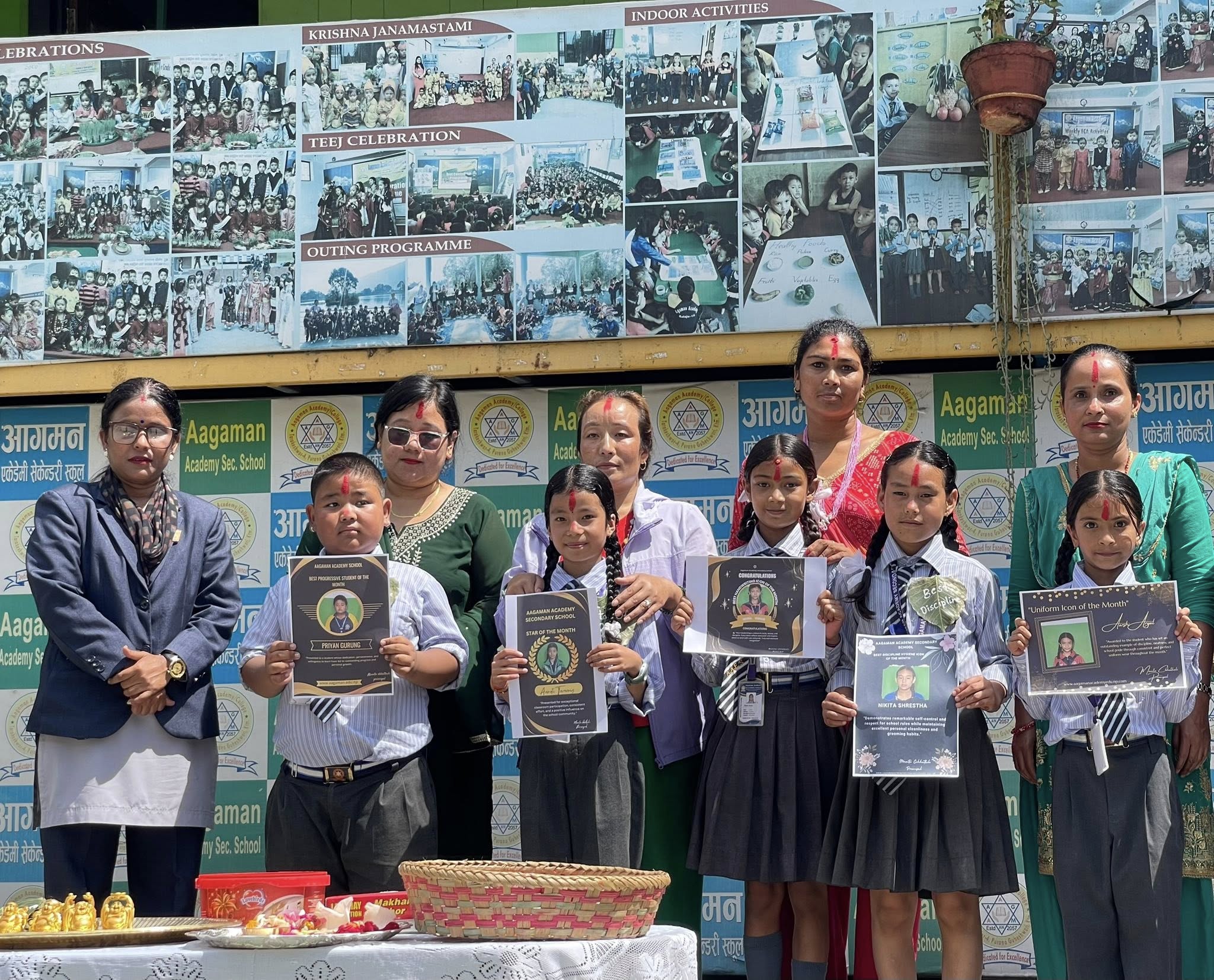 Aagaman Academy Secondary School, Kathmandu Certificate Distribution 