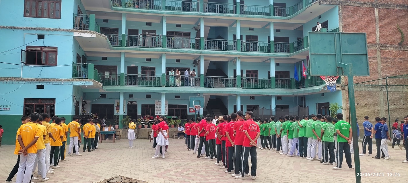 Apollo Om English Awasiya Secondary School, Siraha Building 