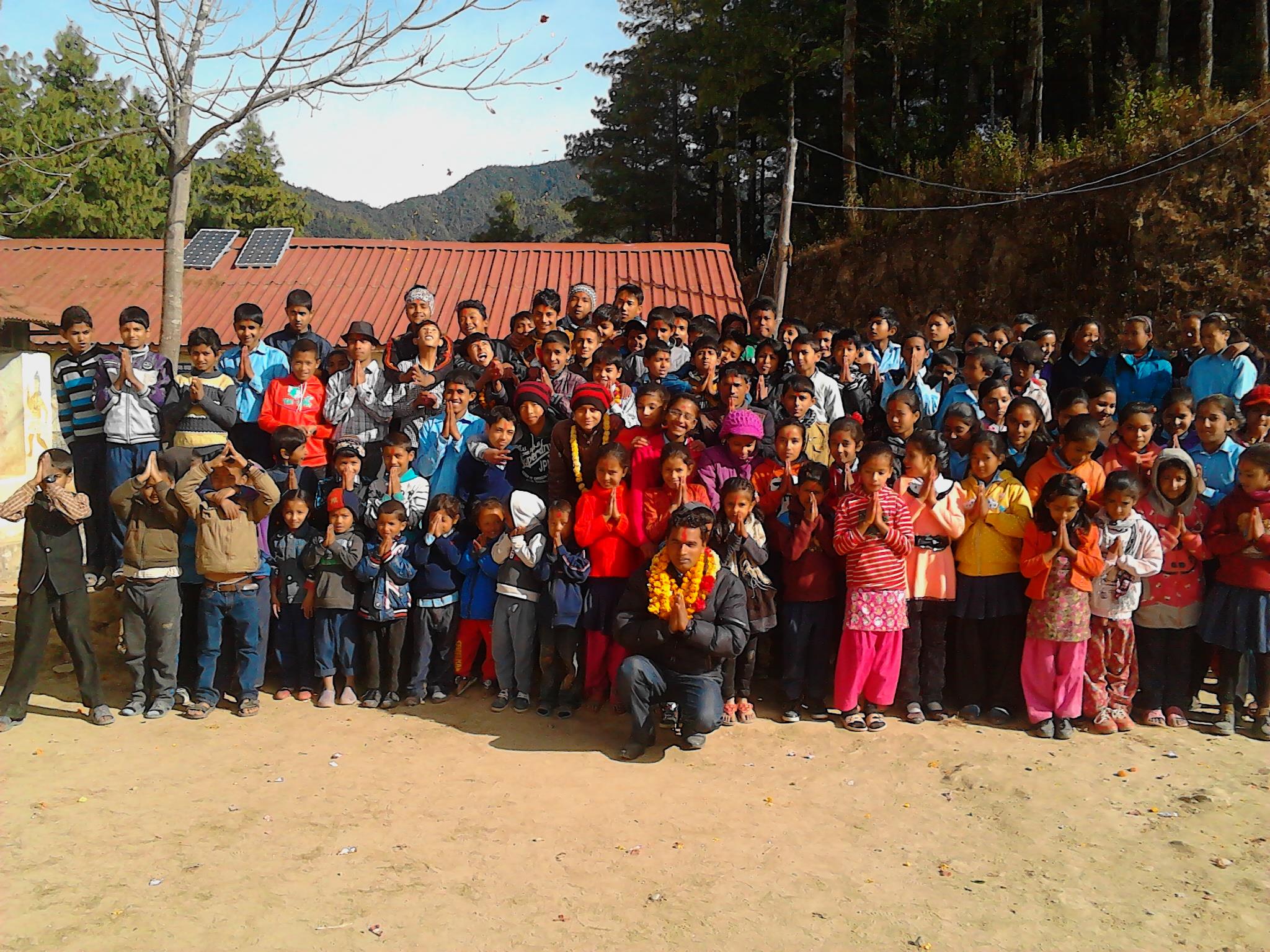 Bagh Bhairab Secondary School, Lalitpur Students 