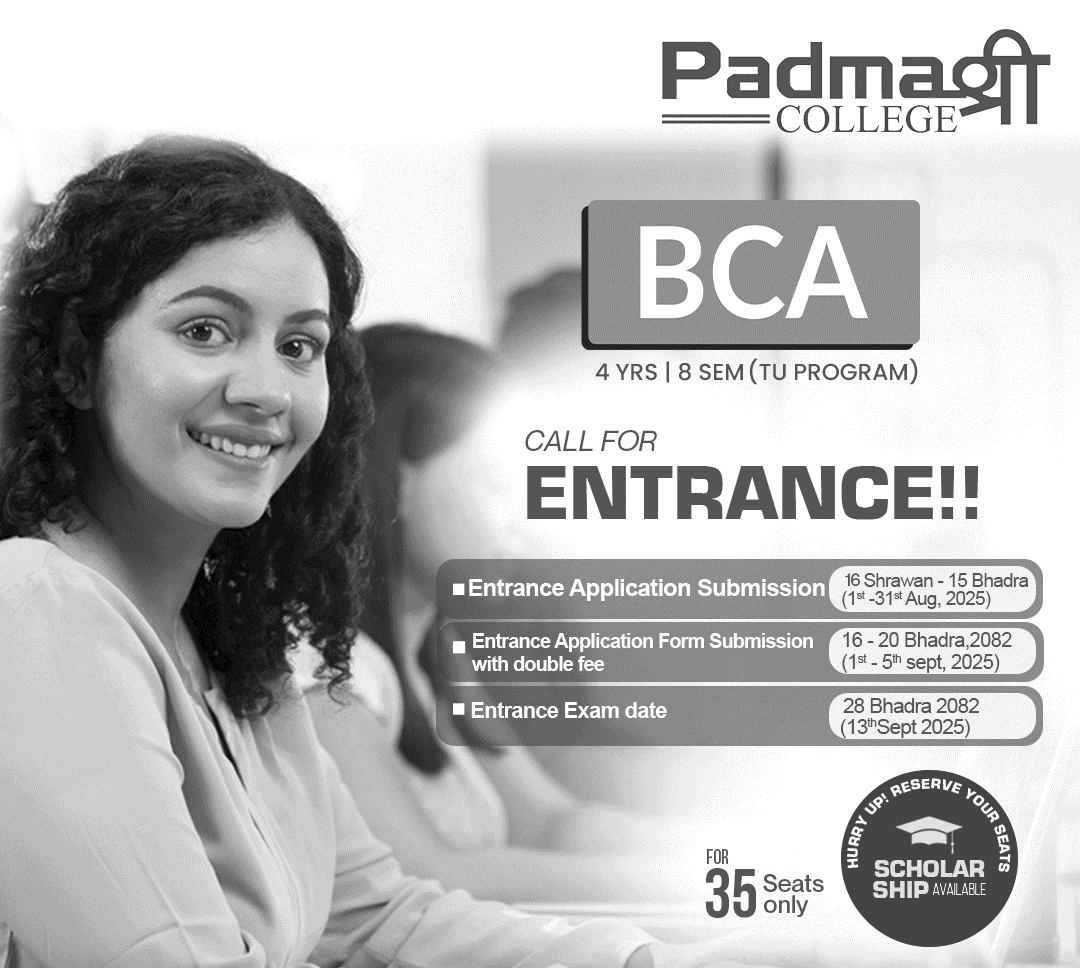 BCA Admission Open at Padmashree College 