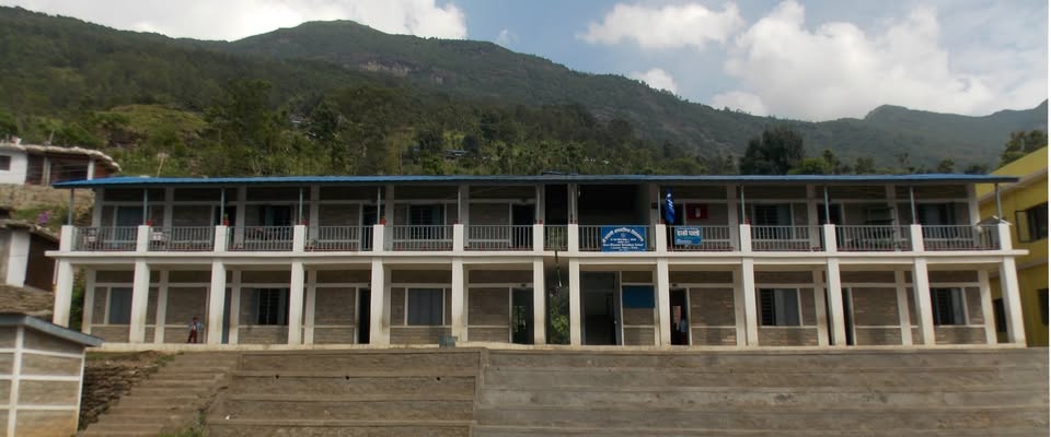 Bhawani Secondary School, Manbu, Gorkha Building 