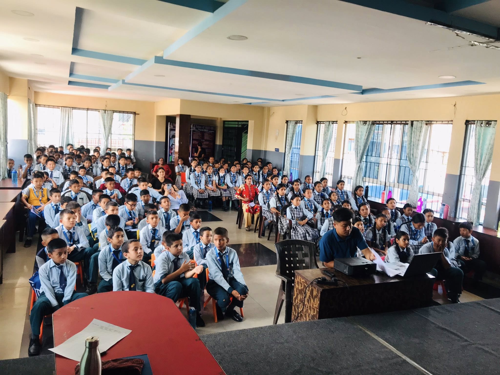 Brainland Academy Secondary School, Kathmandu Students 