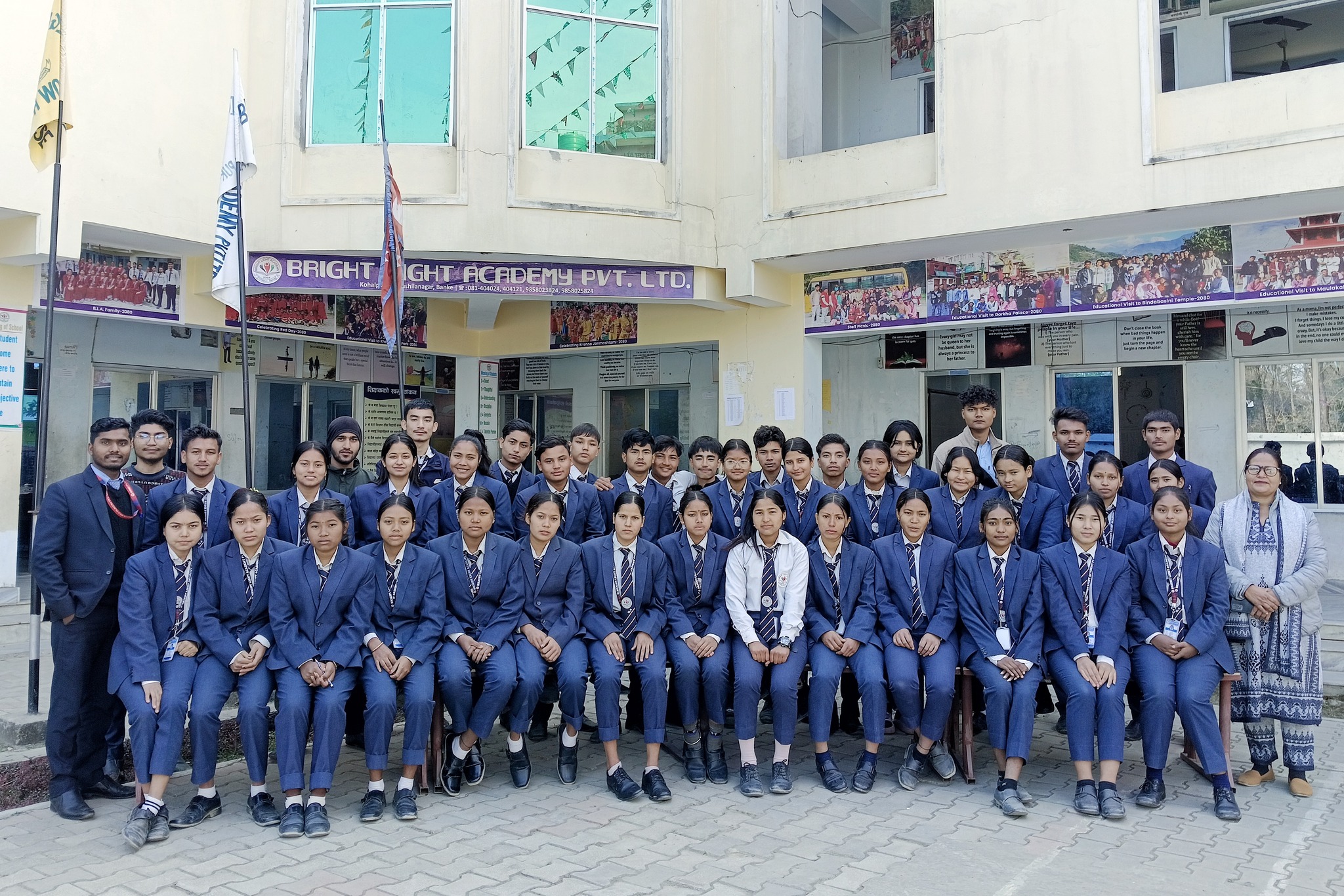Bright Light Academy, Kohalpur Students 